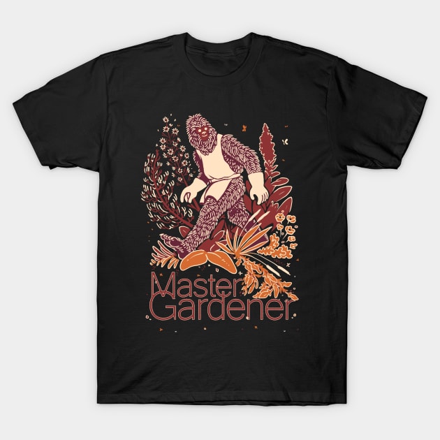 Bigfoot Gardener 1 T-Shirt by HugoSloth